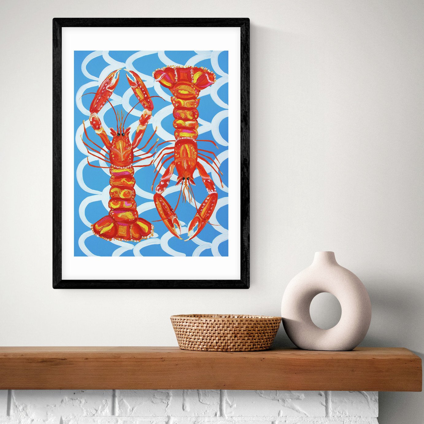 East End Prints Langoustines Art Print