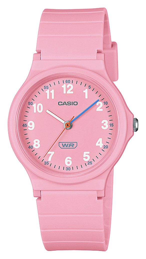 Casio Classic Analogue Pink Silicone Strap Watch