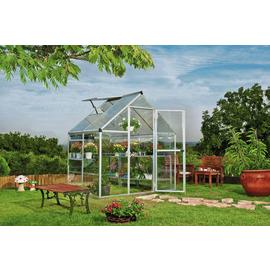 Palram – Canopia Hybrid Greenhouse, Silver, 6x4
