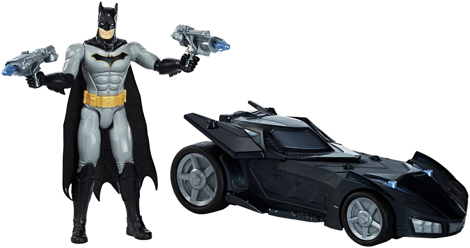 batmobile with batman figure