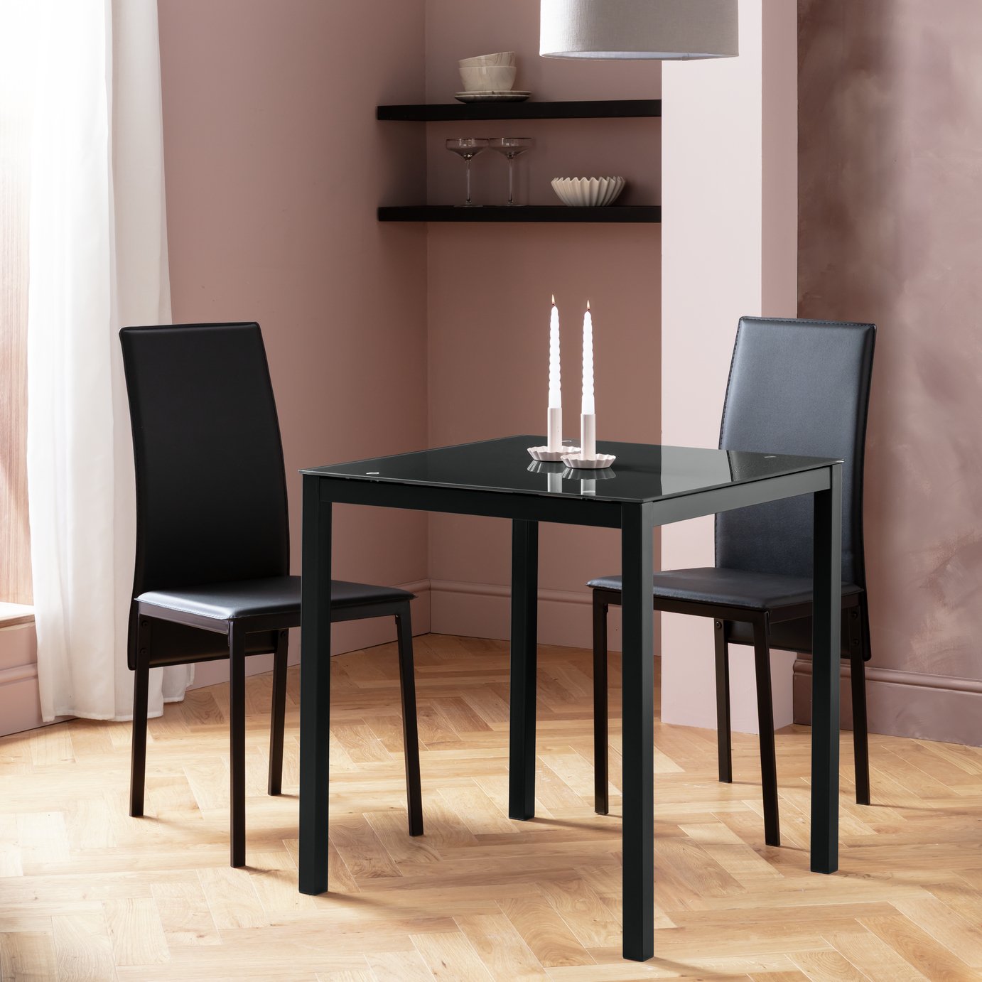 Argos Home Lido Dining Table & 2 Chairs