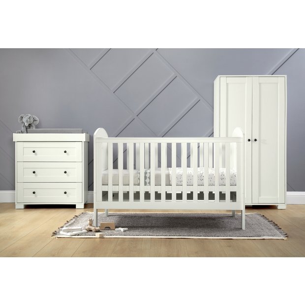 Buy Mamas & Papas Harrow 3 Piece Nursery Furniture Set - White | Nursery furniture sets | Argos
