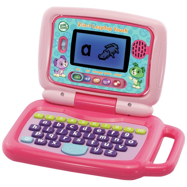 Buy LeapFrog 2 in 1 Laptop Touch Pink Kids laptops Argos