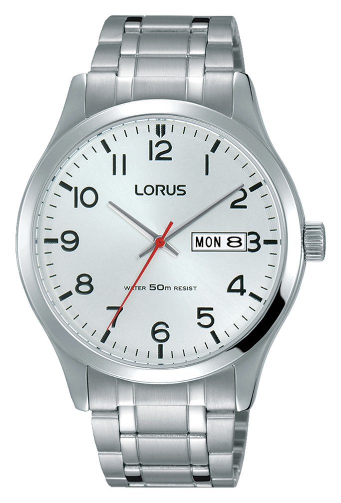 Lorus Men's Silver Stainless Steel Bracelet Watch