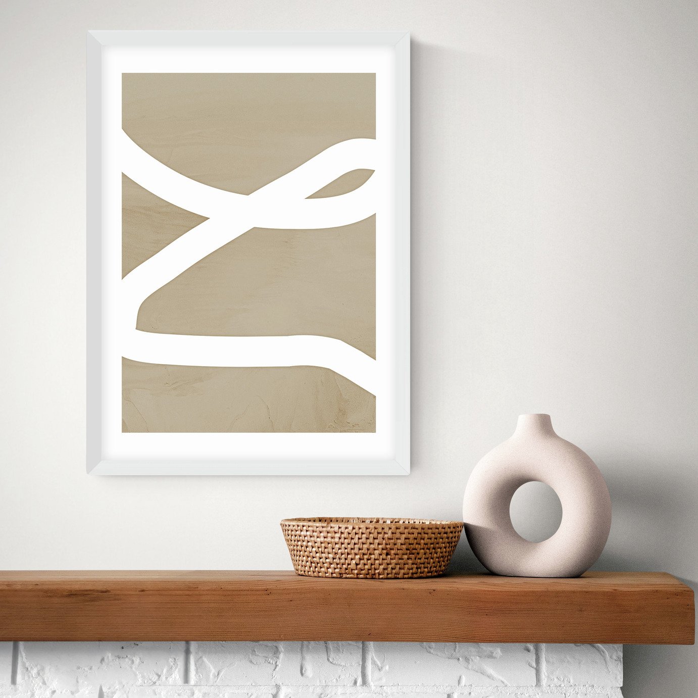 East End Prints Lines Art Print