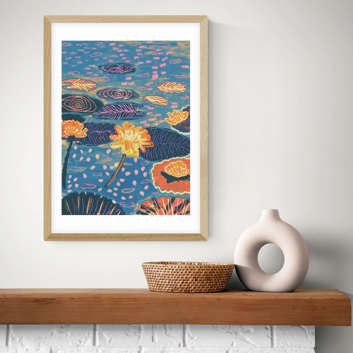 East End Prints Magic Pond Art Print