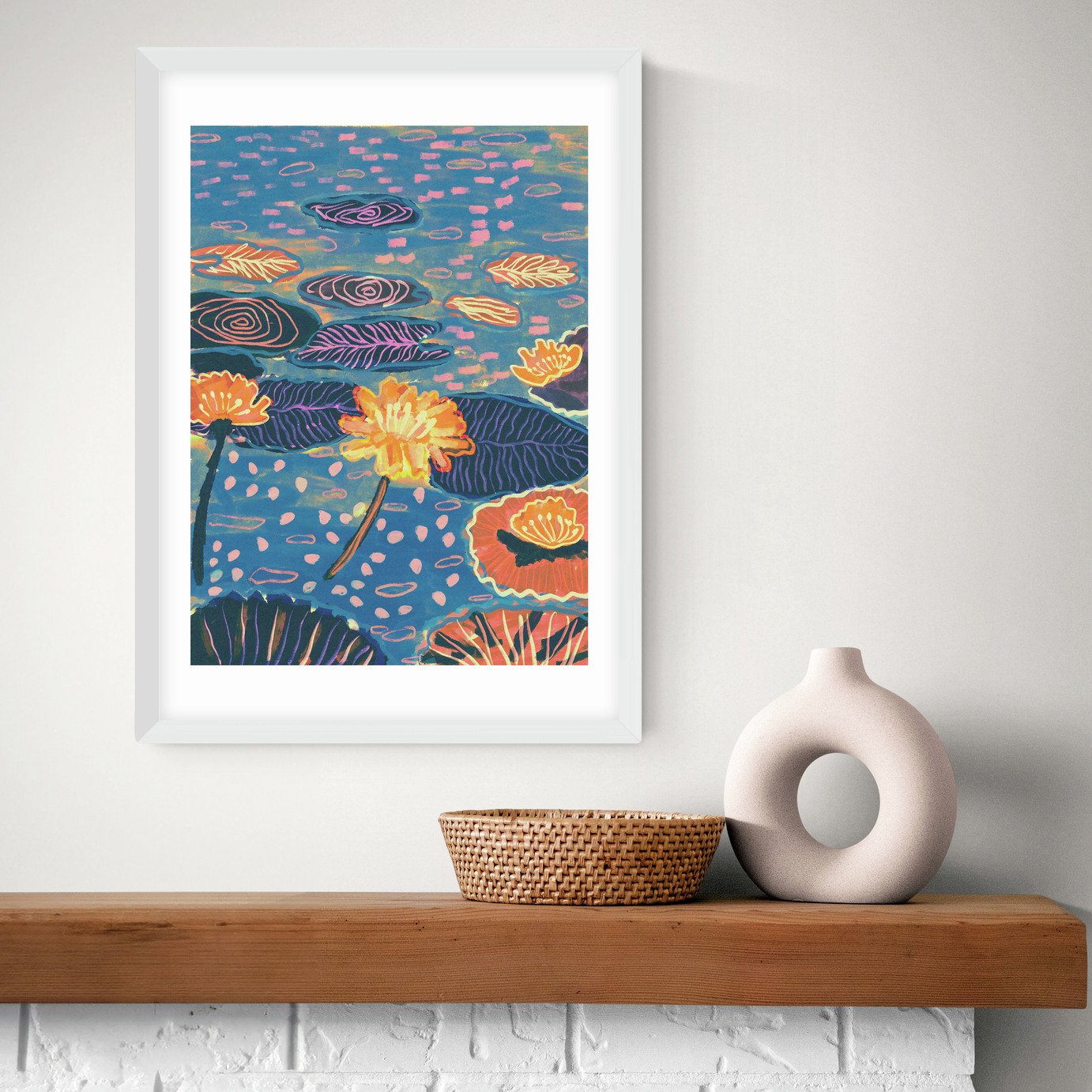 East End Prints Magic Pond Art Print
