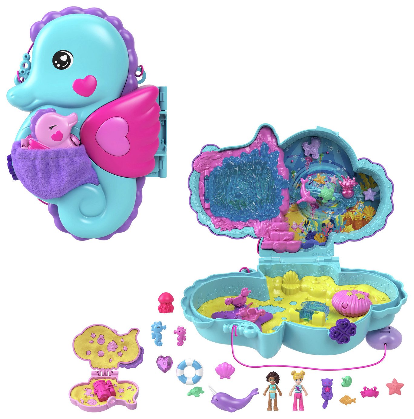 Polly Pocket Purse Compact Assortment Mini Doll Playset