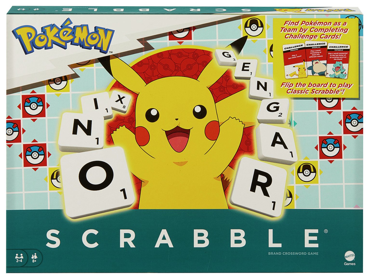 Scrabble Pokémon Board Game & Classic Family Word Game