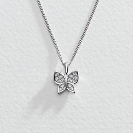 Revere Sterling Silver Butterfly Pendant Necklace