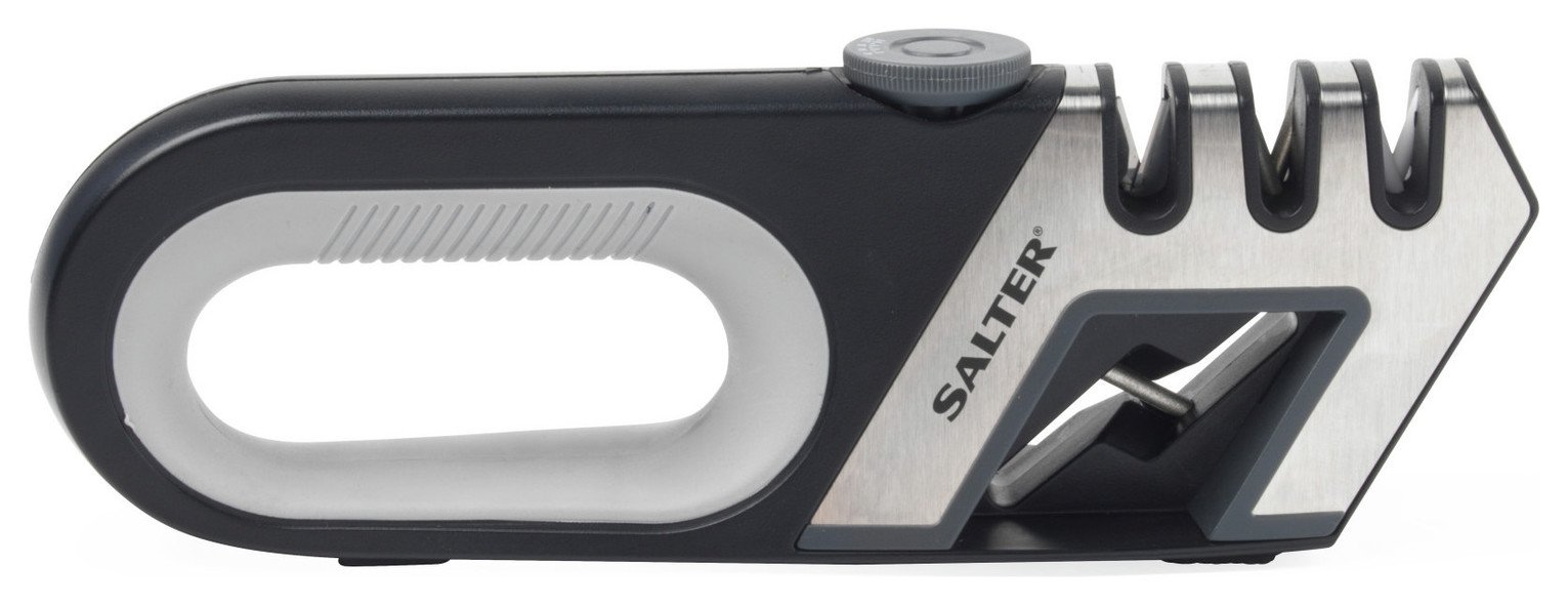 Salter Hand Held Knife Sharpener - Black