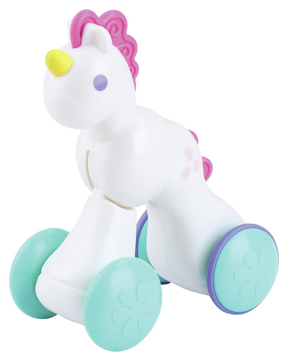 Chad Valley Push And Go Racer Unicorn