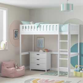 Habitat Ronnie High Sleeper Single Bed Frame - White