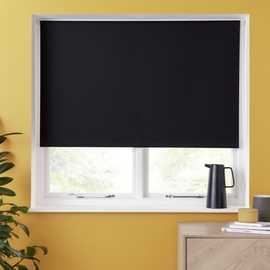 Argos Home Blackout Black Roller Blind