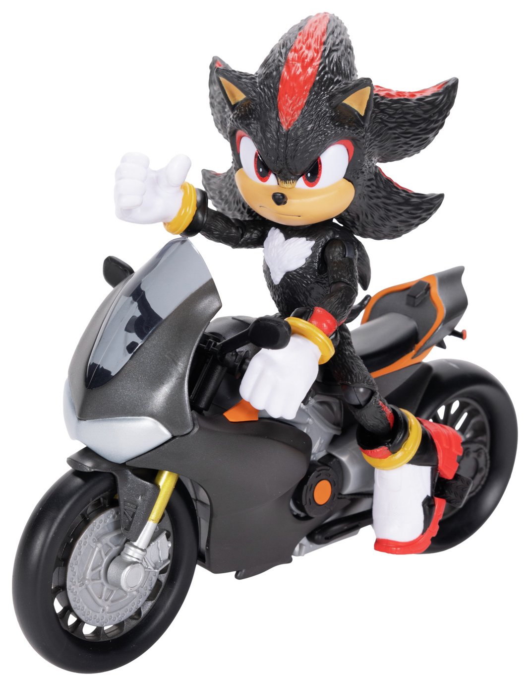 Sonic The Hedgehog 3 Movie 5" Shadow & Motorcycle Figure