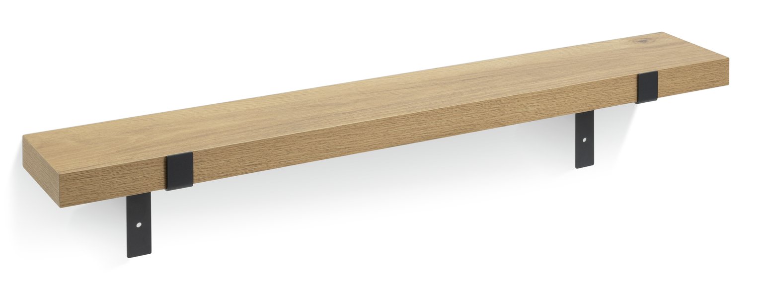 Argos Home Loft Living 90cm Radiator Shelf - Oak