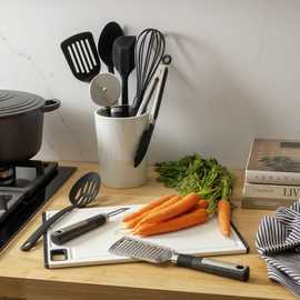 Home Essentials 10 Piece Utensils Set - Black