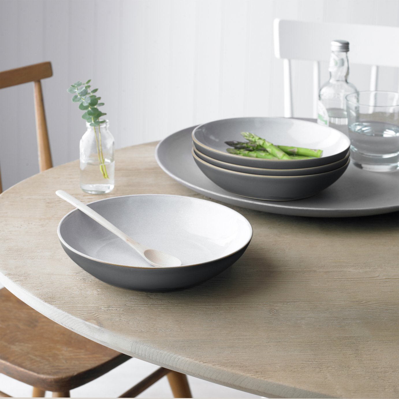 Grey Argos 12 Piece Dinner Set Porcelain 12 Piece Argos Home