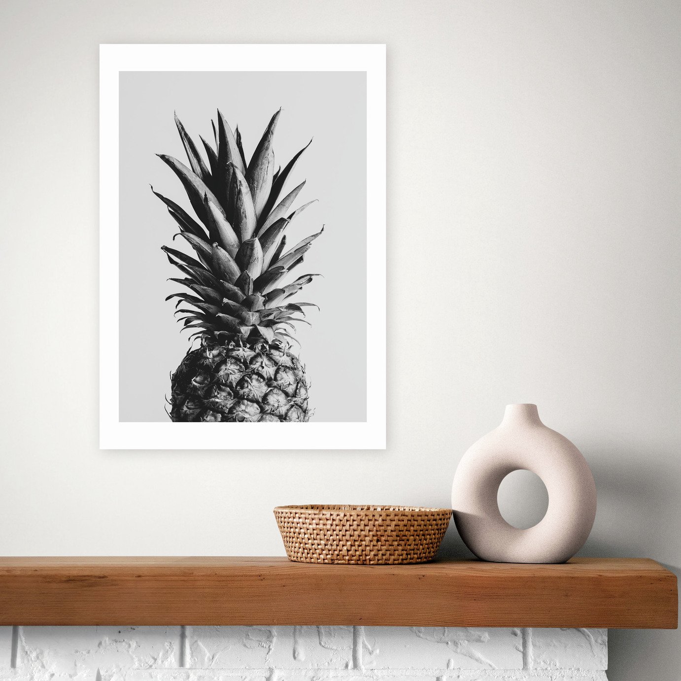 East End Prints Pineapple Art Print