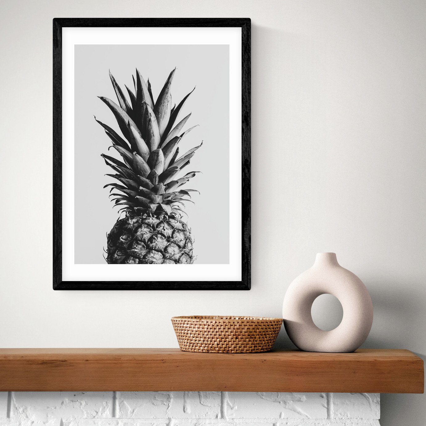 East End Prints Pineapple Art Print
