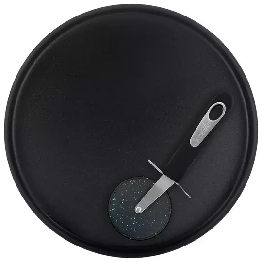 Scoville 2 Piece Aluminium Pizza Tray and Cutter Set