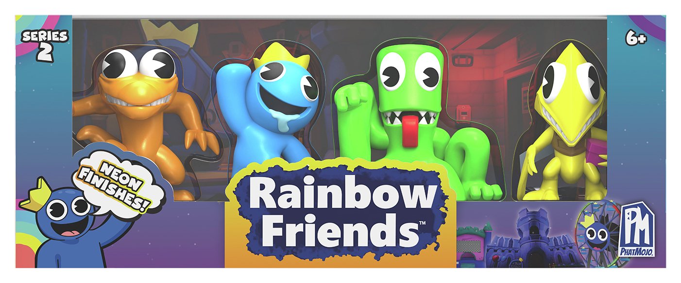 Rainbow Friends S2 Collectable Figure Pack of 4