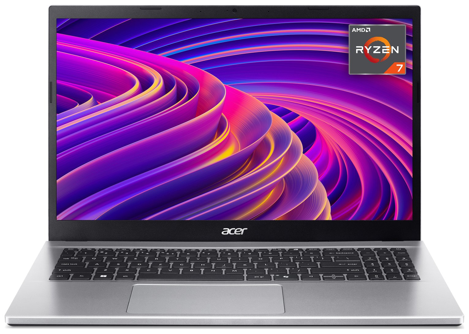 Acer Aspire Go 15 15.6in Ryzen 7 16GB 512GB Laptop - Silver