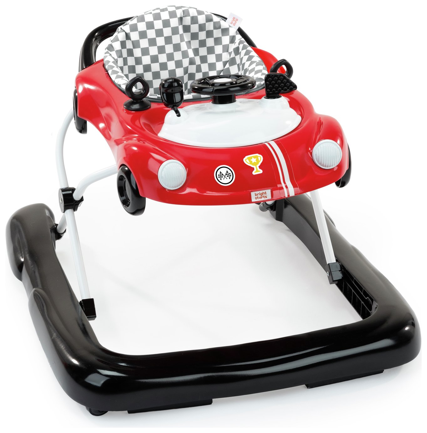 Bright Starts Little Speedster 3in1 Car Baby Walker -Red