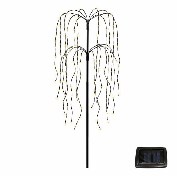 Solar Tree Lights Outdoor Collections Etc. 4.5 Ft Solar Willow Tree ...