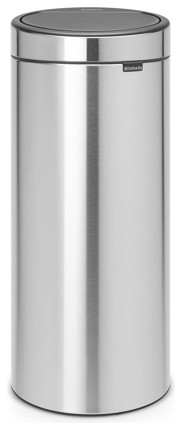 Brabantia 30L Touch Bin - Matt Steel