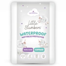 Slumberdown Waterproof Kids Mattress Protector - Cot Bed