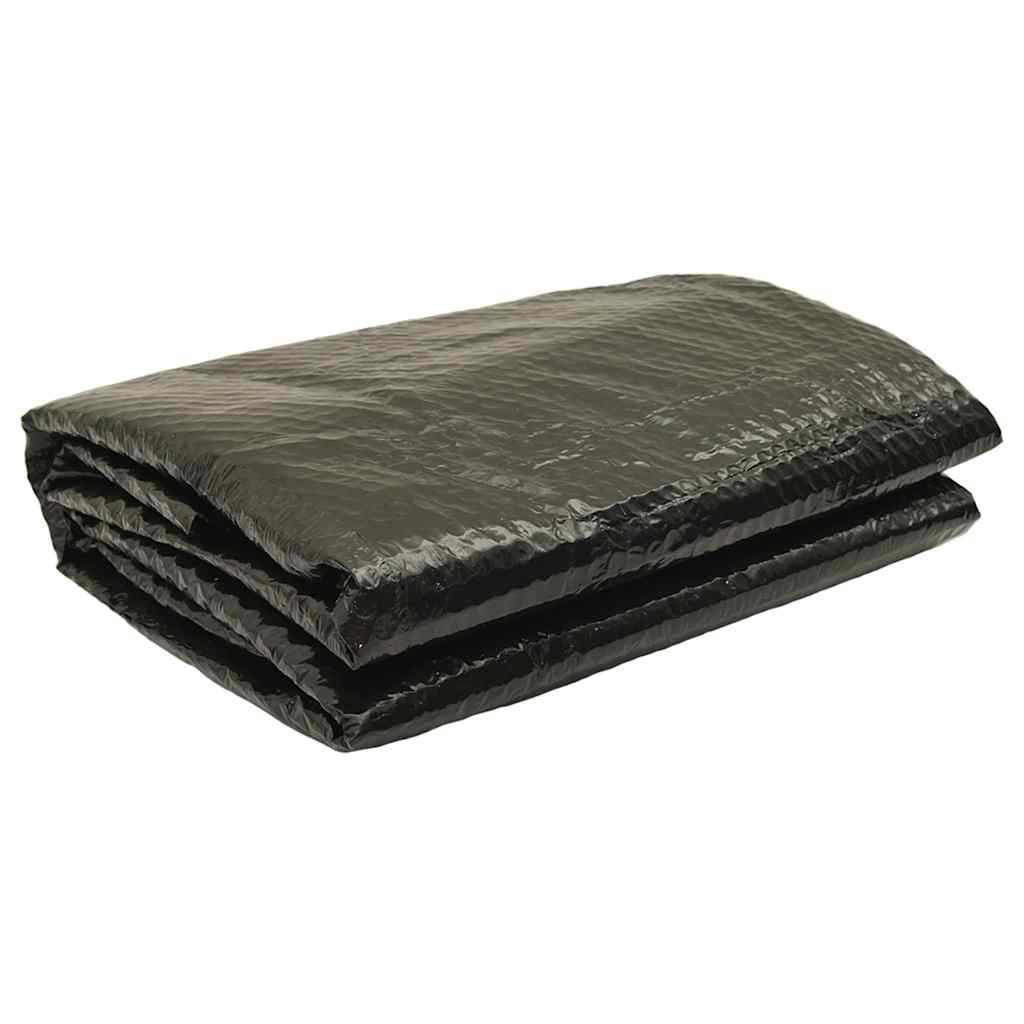 Walplus Polyethylene Pool Cover - Black - 381 cm