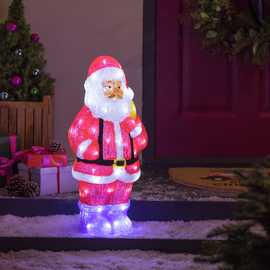 Argos Home Acrylic Santa Christmas Decoration