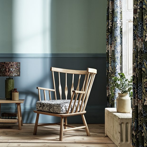 Buy Habitat x Morris & Co. Canterbury Oak Armchair | Armchairs