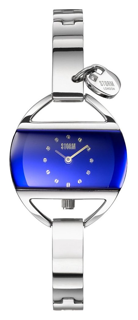 STORM Temptress Charm Stainless Steel Blue Dial Watch 