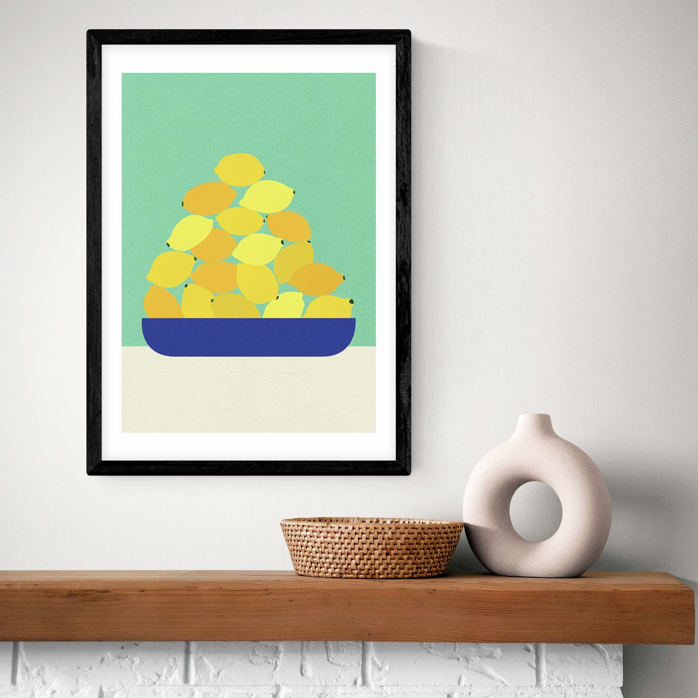 East End Prints Sicily Lemons Art Print