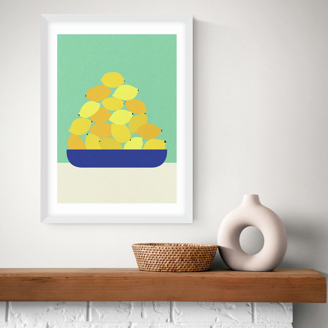 East End Prints Sicily Lemons Art Print