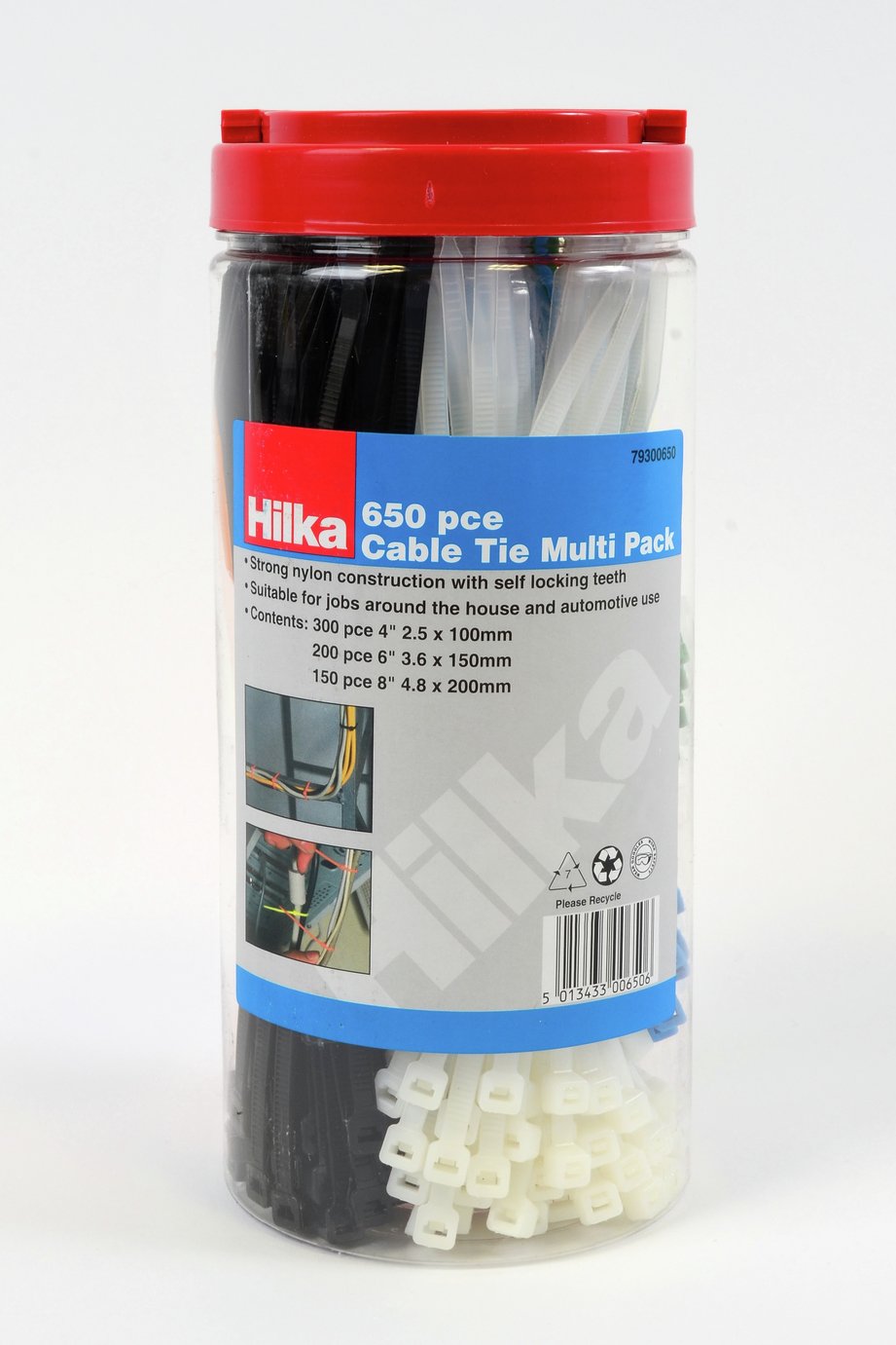 Hilka 650 Pieces Cable Ties