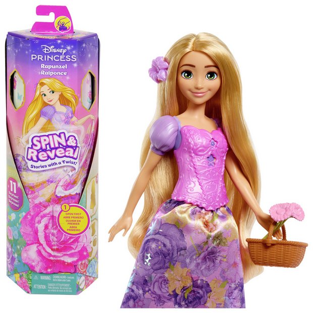 Buy Disney Princess Spin Reveal Rapunzel Doll Dolls Argos