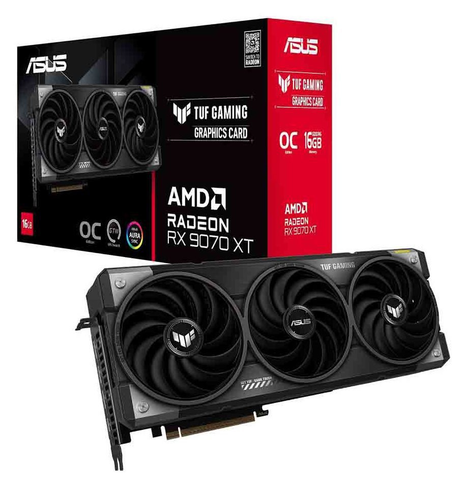 ASUS AMD Radeon RX 9070 XT TUF Gaming OC 16GB Graphic Card