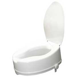Aidapt 6 Inches Raised Toilet Seat with Lid
