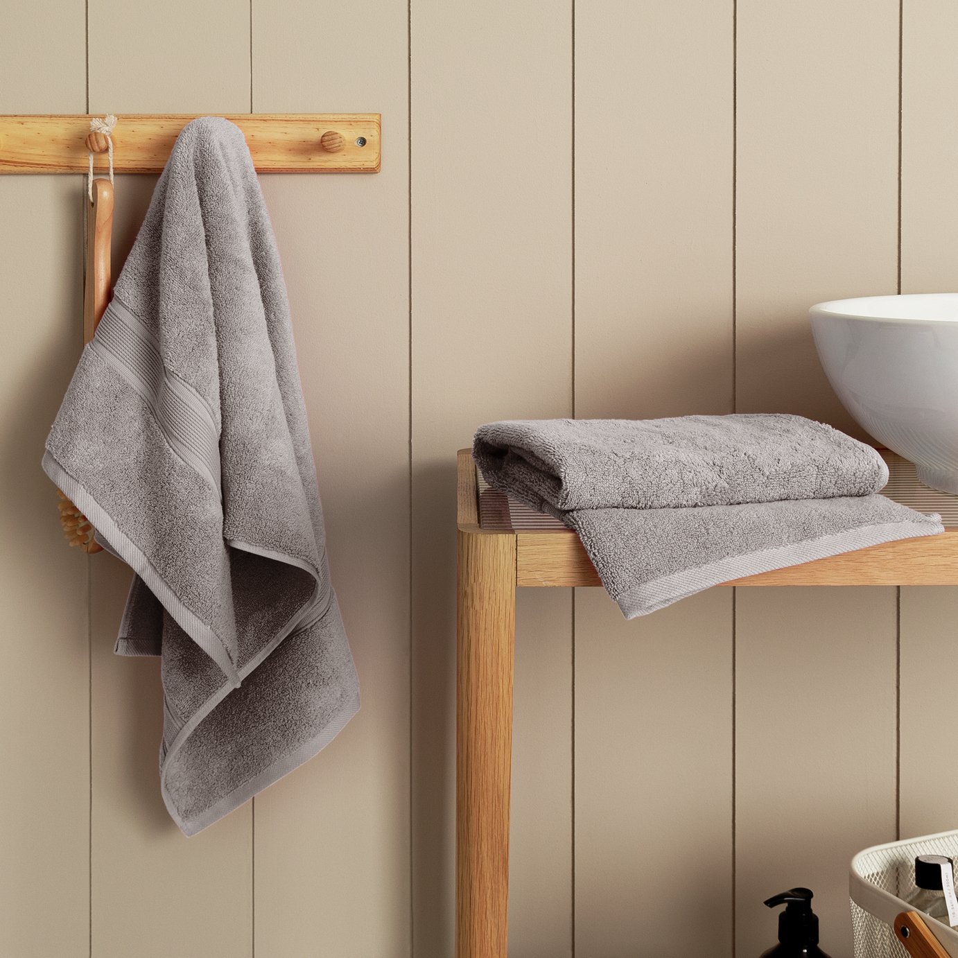 Habitat Egyptian Cotton 2 Pack Face Cloth