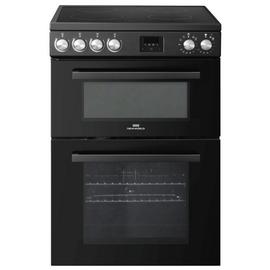 New World NWLS60DEB Double Oven Electric Cooker - Black