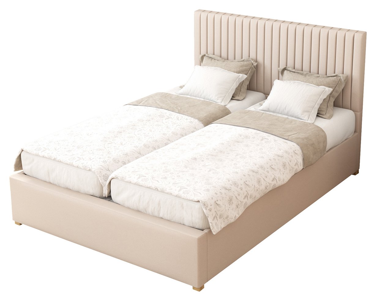 Aspire Kingsize Adjustable Bed with Mattress - Off White