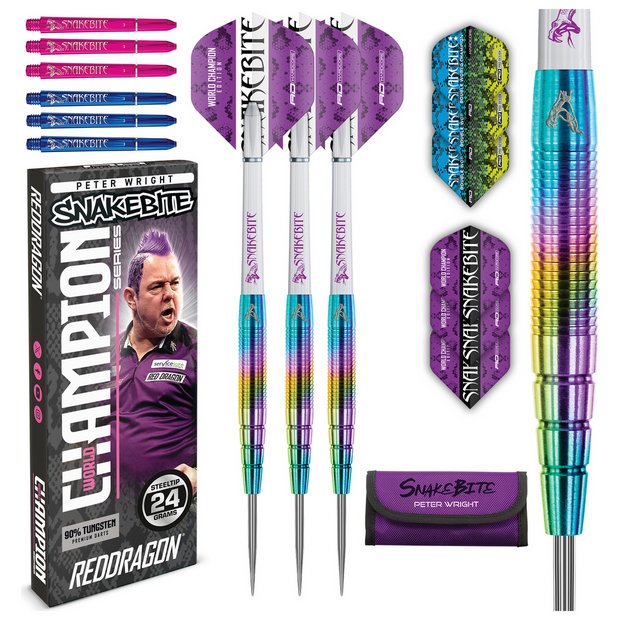 Beer Darts RED DRAGON Peter Wright Snakebite 3: 26g Tungsten
