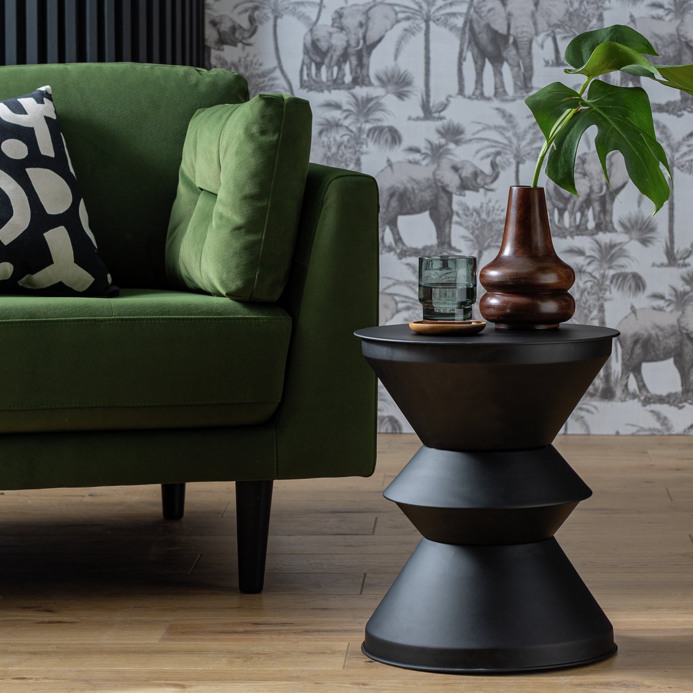 Habitat Reuben Side Table - Black