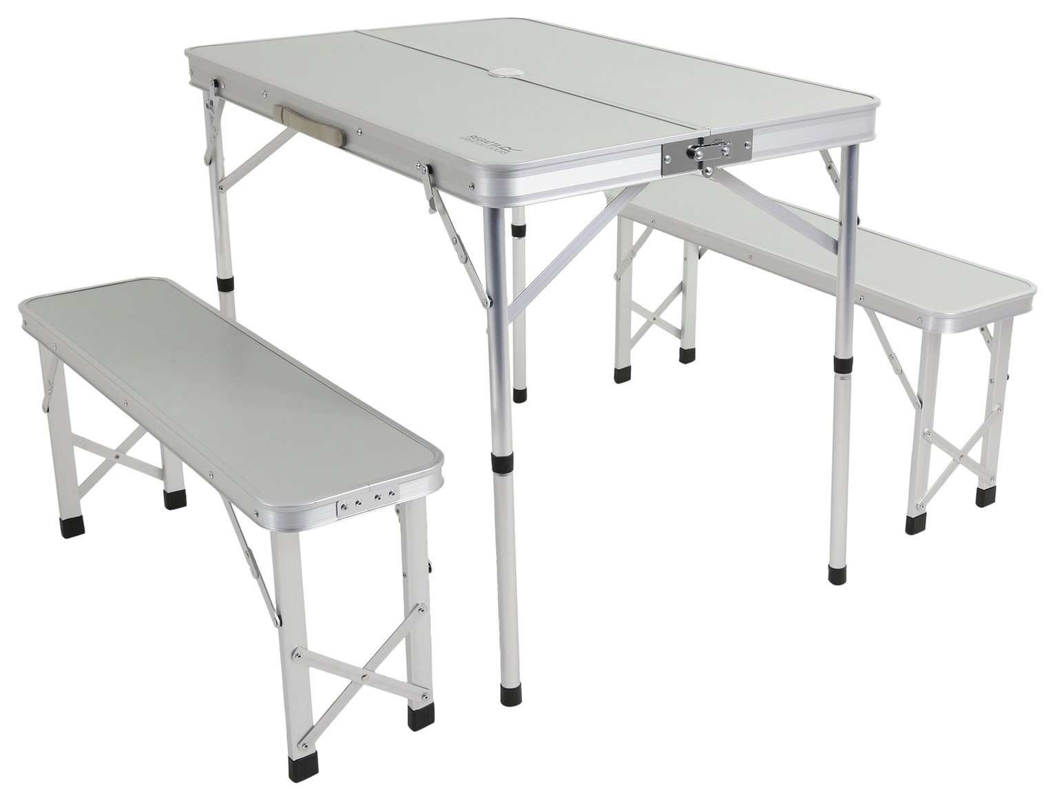 Regatta Folding Compact Picnic Table and 2 Bench Set