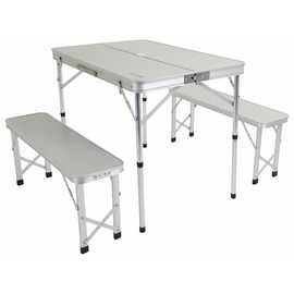 Regatta Folding Compact Picnic Table and 2 Bench Set