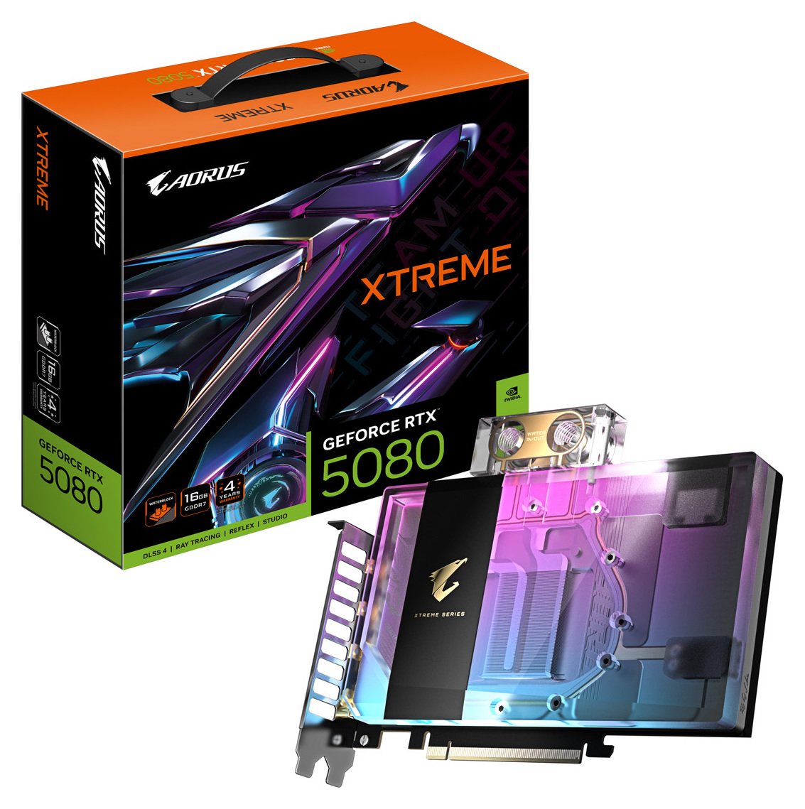 Gigabyte Aorus GeForce RTX5080 Xtreme WB 16GB Graphic Card