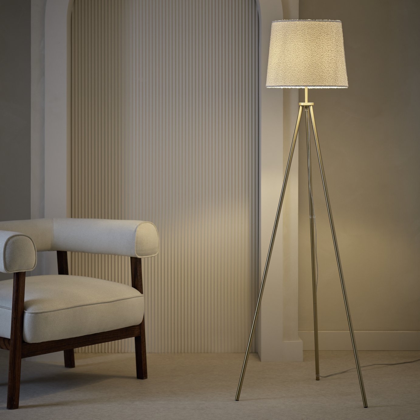 Habitat Metal Tripod Base Only Floor Lamp